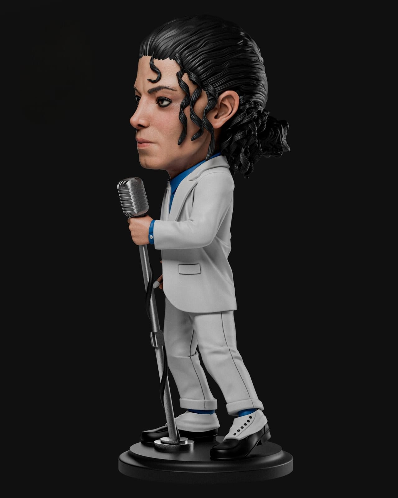 Michael Jackson Chibi 12cm Resina Premium | Miravi