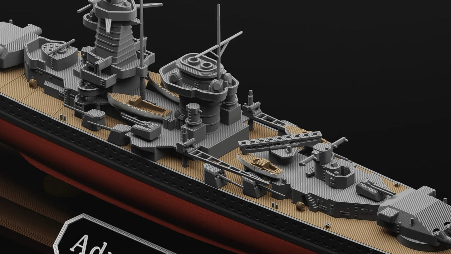 Réplica do Navio Admiral Graf Spee 30 cm.