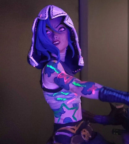 Jinx League of Legends Neon | Miravi