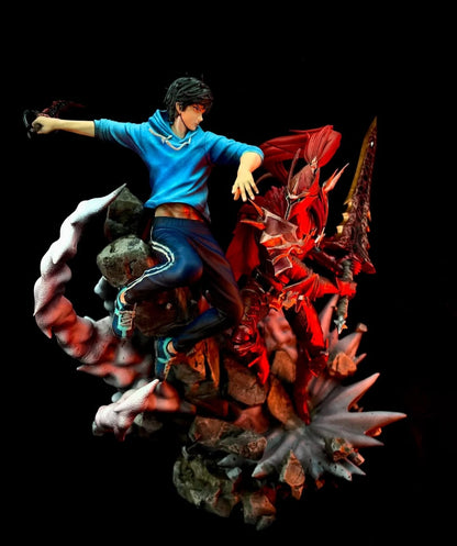 Sung Jin Woo e Igris Diorama Dinâmico | Miravi