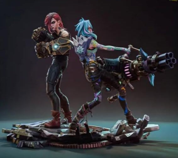 Jinx League of Legends Neon | Miravi