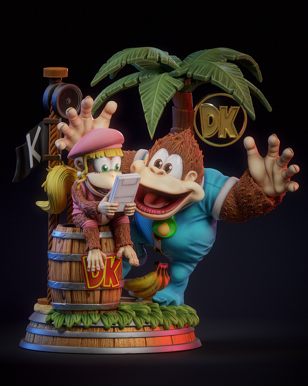 Donkey Kong Diorama Nostálgico 2 Volumes | Miravi