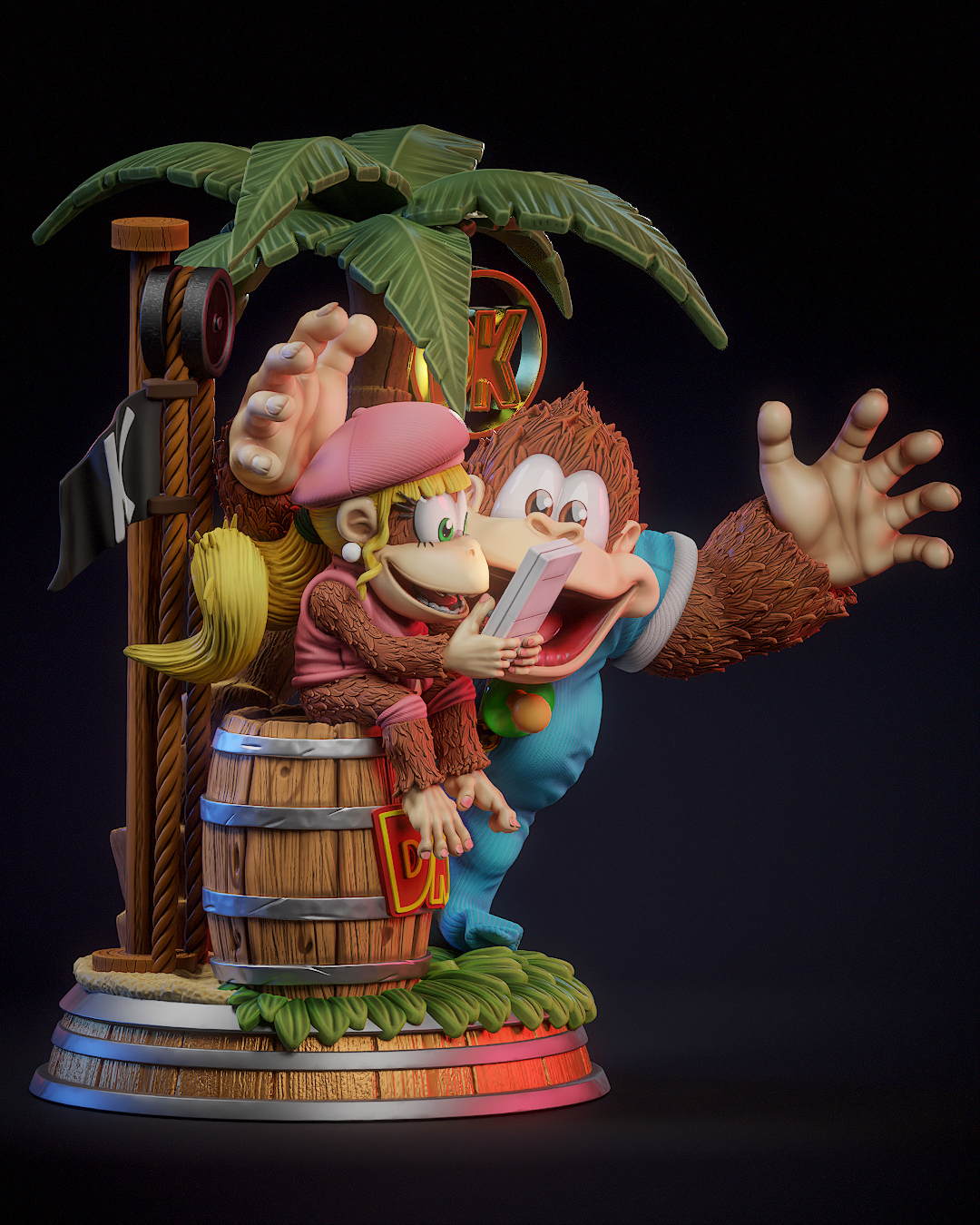 Donkey Kong Diorama Nostálgico 2 Volumes | Miravi