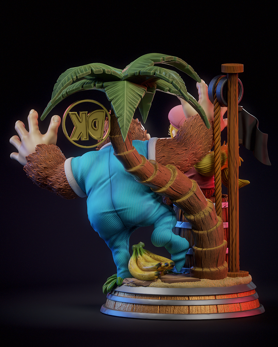 Donkey Kong Diorama Nostálgico 2 Volumes | Miravi
