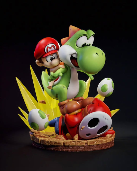 Baby Mario & Yoshi Diorama Dinâmico | Miravi