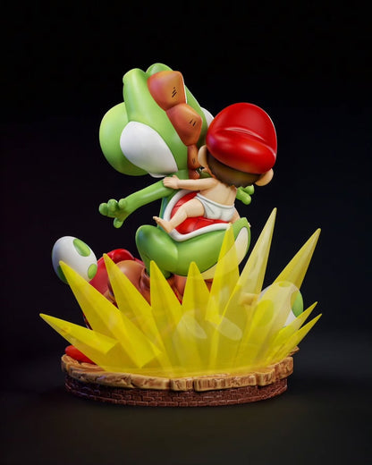 Baby Mario & Yoshi Diorama Dinâmico | Miravi