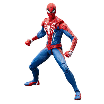 Figura de Ação ZD Toys Homem Aaranha – Filme "Um Novo Dia" (Peter Parker) – Modelo nas cores Dourado, Preto e Vermelho – Item Colecionável para Adultos