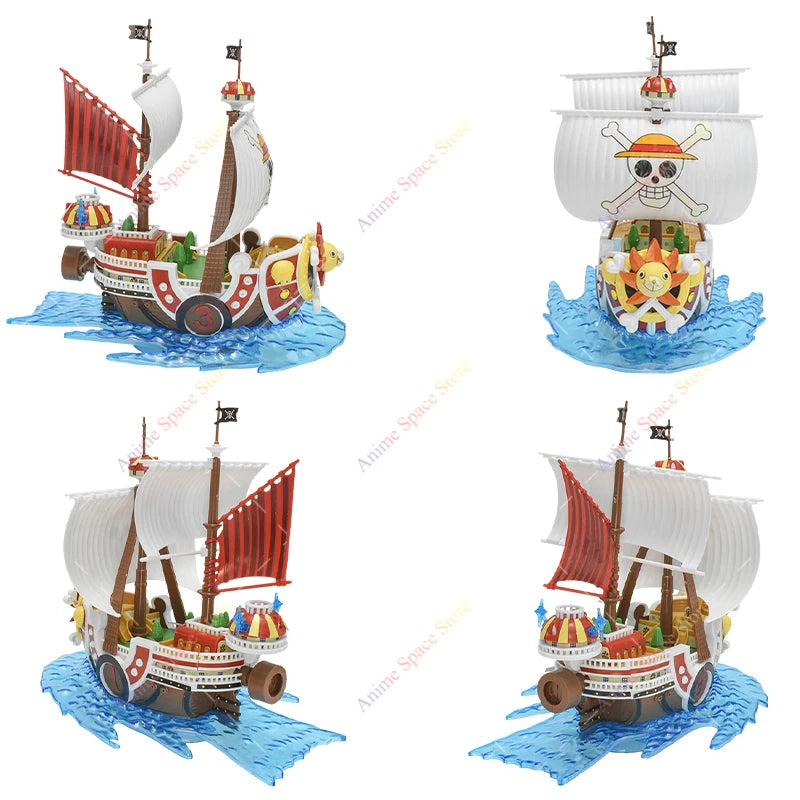 One Piece Navios Thousand Sunny & Going Merry 18cm | Miravi