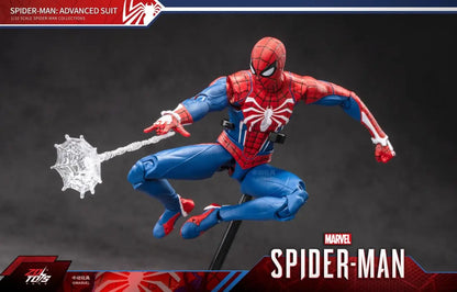 Figura de Ação ZD Toys Homem Aaranha – Filme "Um Novo Dia" (Peter Parker) – Modelo nas cores Dourado, Preto e Vermelho – Item Colecionável para Adultos