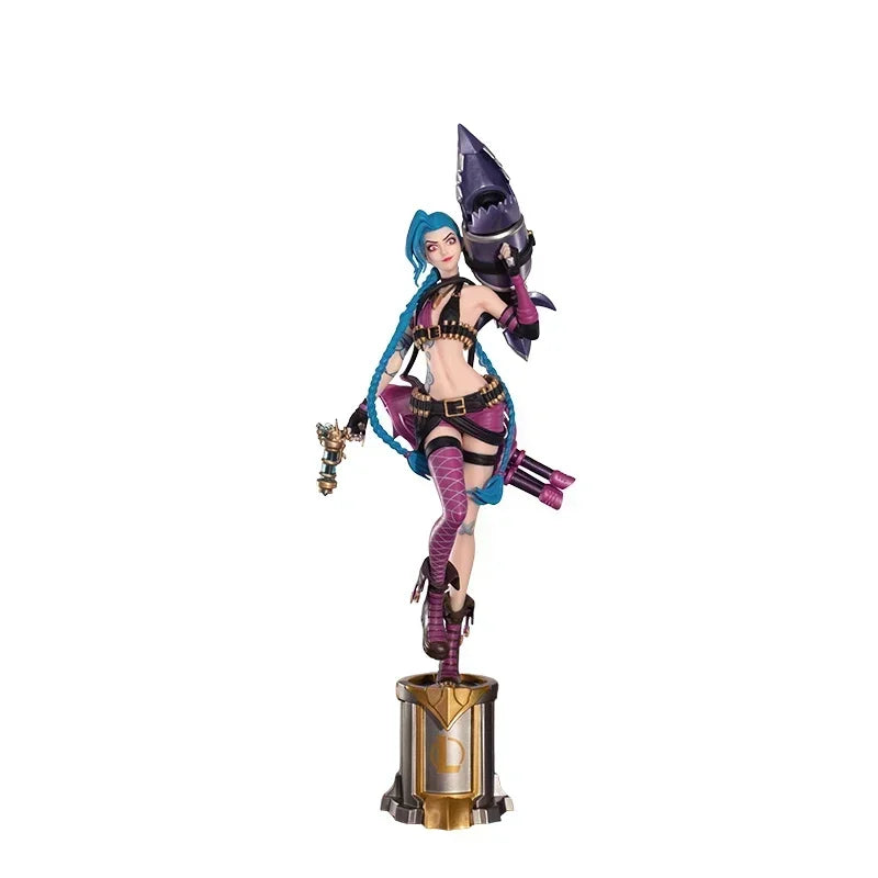 Jinx League of Legends em PVC 22cm | Miravi