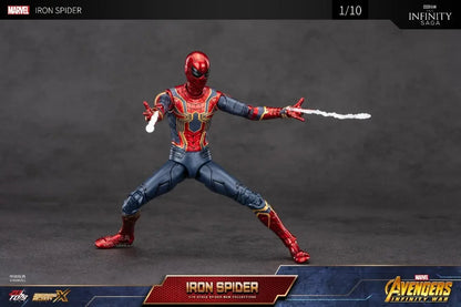 Figura de Ação ZD Toys Homem Aaranha – Filme "Um Novo Dia" (Peter Parker) – Modelo nas cores Dourado, Preto e Vermelho – Item Colecionável para Adultos