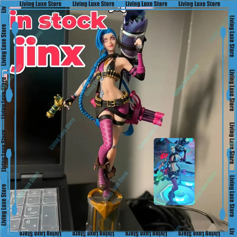 Jinx League of Legends em PVC 22cm | Miravi