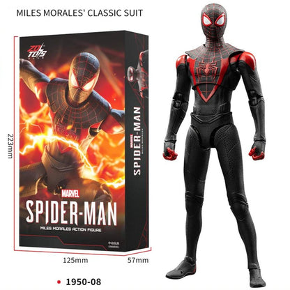 Figura de Ação ZD Toys Homem Aaranha – Filme "Um Novo Dia" (Peter Parker) – Modelo nas cores Dourado, Preto e Vermelho – Item Colecionável para Adultos