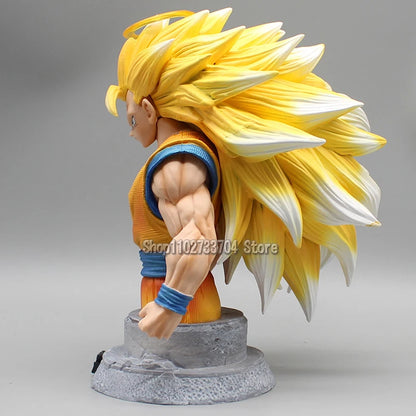 Goku SSJ3 e Majin Vegeta Bustos PVC | Miravi