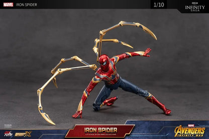 Figura de Ação ZD Toys Homem Aaranha – Filme "Um Novo Dia" (Peter Parker) – Modelo nas cores Dourado, Preto e Vermelho – Item Colecionável para Adultos