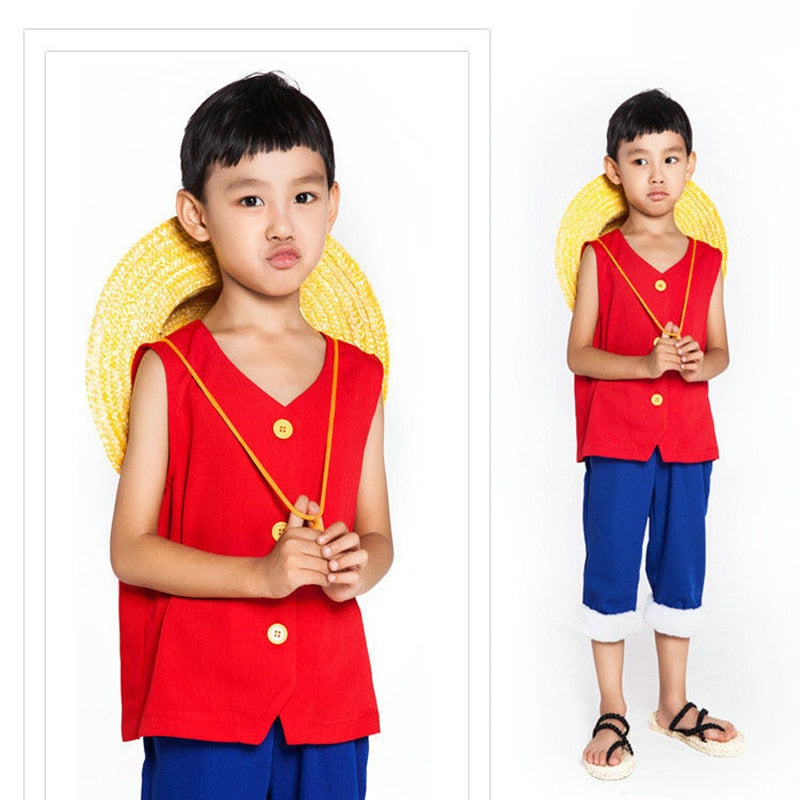Luffy One Piece Cosplay Infantil | Miravi