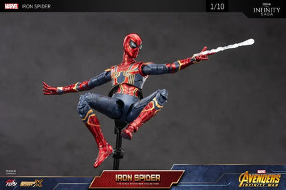 Figura de Ação ZD Toys Homem Aaranha – Filme "Um Novo Dia" (Peter Parker) – Modelo nas cores Dourado, Preto e Vermelho – Item Colecionável para Adultos