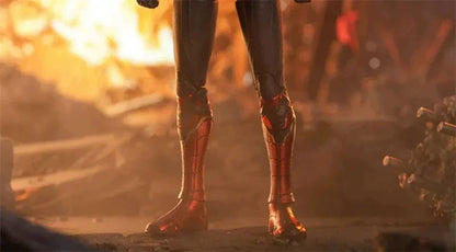 Figura de Ação ZD Toys Homem Aaranha – Filme "Um Novo Dia" (Peter Parker) – Modelo nas cores Dourado, Preto e Vermelho – Item Colecionável para Adultos