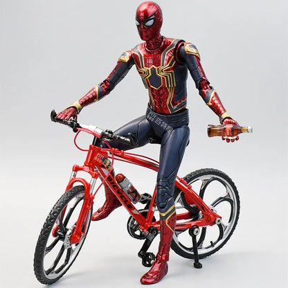 Figura de Ação ZD Toys Homem Aaranha – Filme "Um Novo Dia" (Peter Parker) – Modelo nas cores Dourado, Preto e Vermelho – Item Colecionável para Adultos