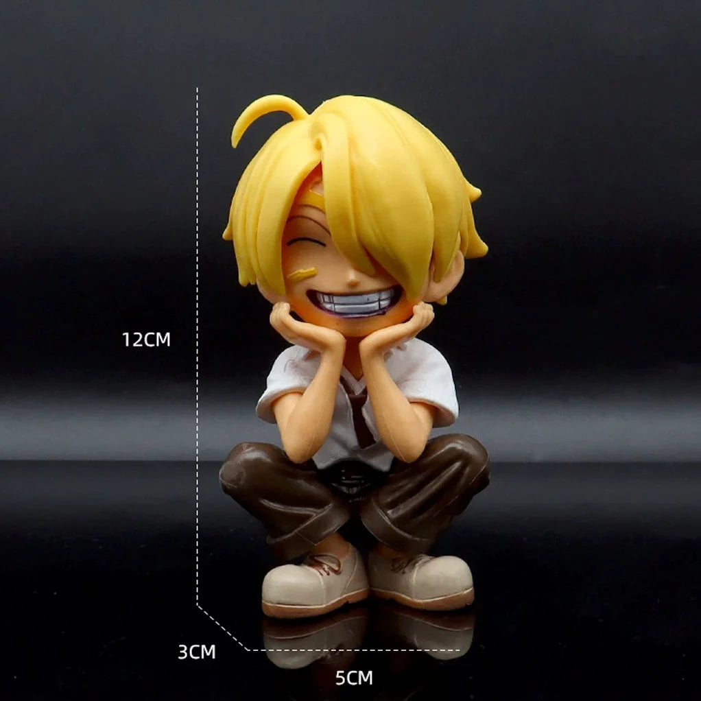 One Piece Luffy, Zoro e Sanji Pocket 12cm | Miravi
