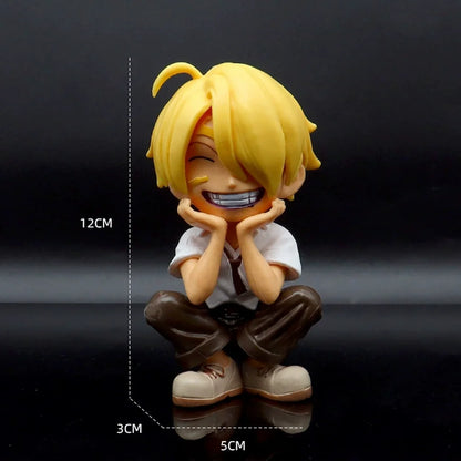 One Piece Luffy, Zoro e Sanji Pocket 12cm | Miravi