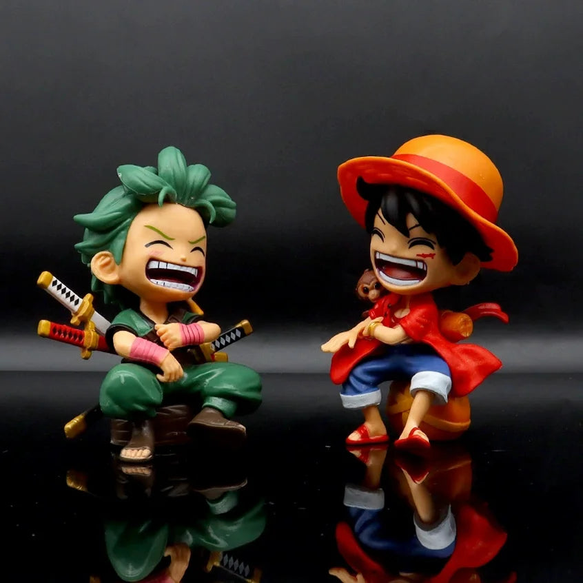 One Piece Luffy, Zoro e Sanji Pocket 12cm | Miravi