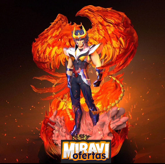 Ikki de Fênix Diorama Flamejante | Miravi