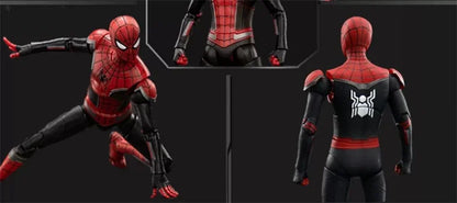 Figura de Ação ZD Toys Homem Aaranha – Filme "Um Novo Dia" (Peter Parker) – Modelo nas cores Dourado, Preto e Vermelho – Item Colecionável para Adultos