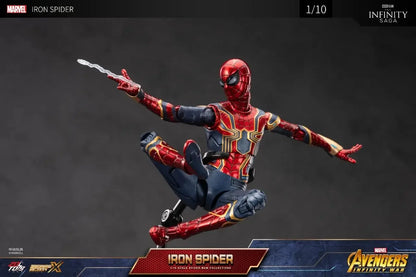 Figura de Ação ZD Toys Homem Aaranha – Filme "Um Novo Dia" (Peter Parker) – Modelo nas cores Dourado, Preto e Vermelho – Item Colecionável para Adultos