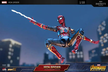 Figura de Ação ZD Toys Homem Aaranha – Filme "Um Novo Dia" (Peter Parker) – Modelo nas cores Dourado, Preto e Vermelho – Item Colecionável para Adultos