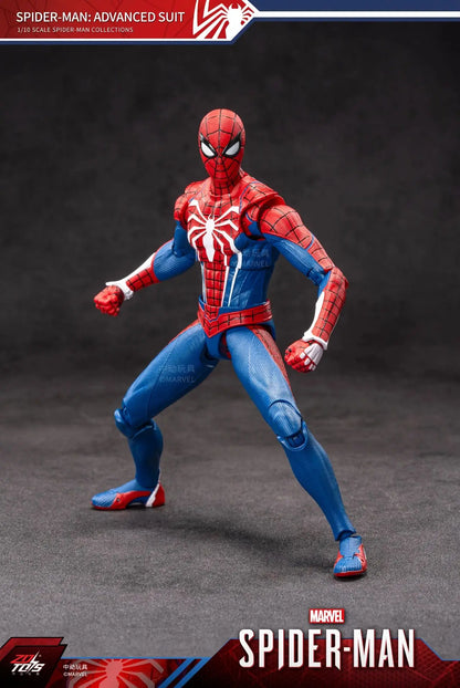 Figura de Ação ZD Toys Homem Aaranha – Filme "Um Novo Dia" (Peter Parker) – Modelo nas cores Dourado, Preto e Vermelho – Item Colecionável para Adultos