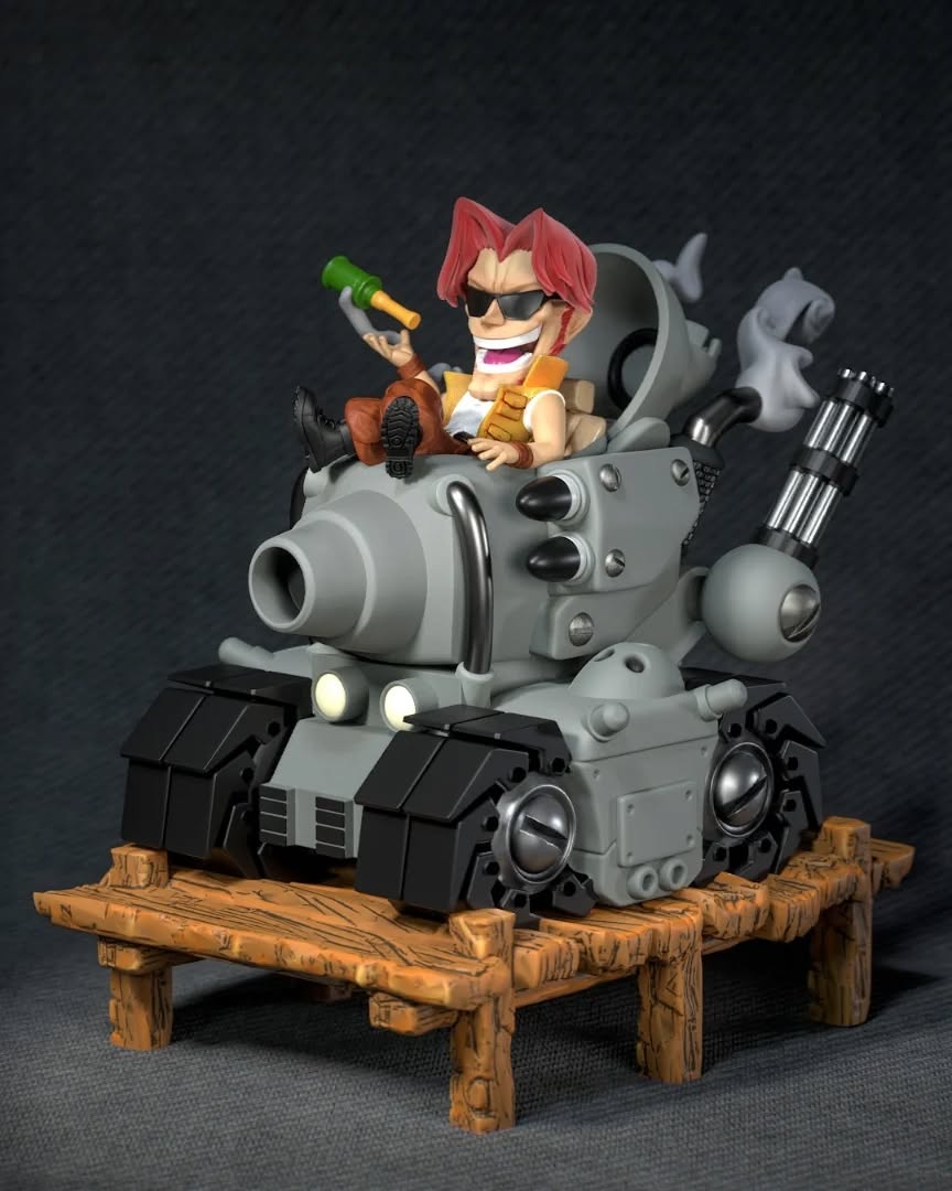 Metal Slug Marco & Tarma Diorama em Resina | Miravi
