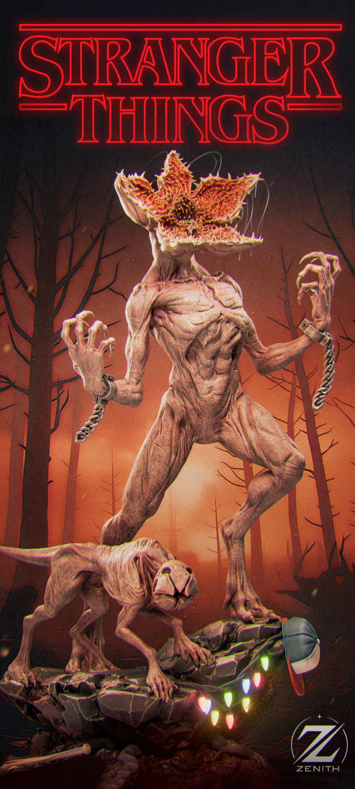 Demogorgon & Democão Diorama Sombrio | Miravi