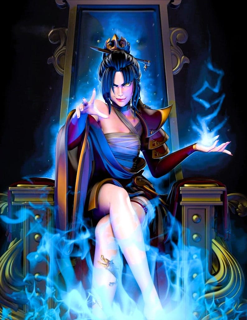 Azula no Trono Diorama 30 cm | Miravi