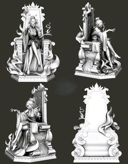 Azula no Trono Diorama 30 cm | Miravi