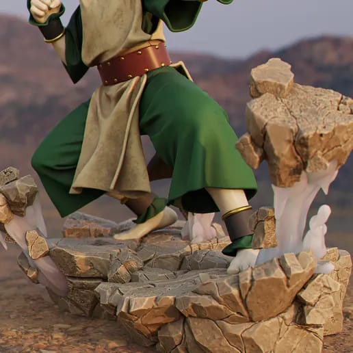 Toph Beifong Dobra de Terra Diorama | Miravi