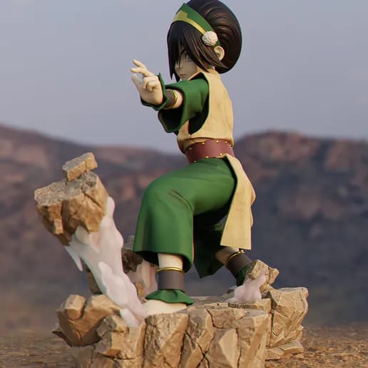 Toph Beifong Dobra de Terra Diorama | Miravi