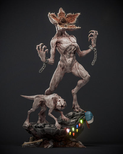 Demogorgon & Democão Diorama Sombrio | Miravi