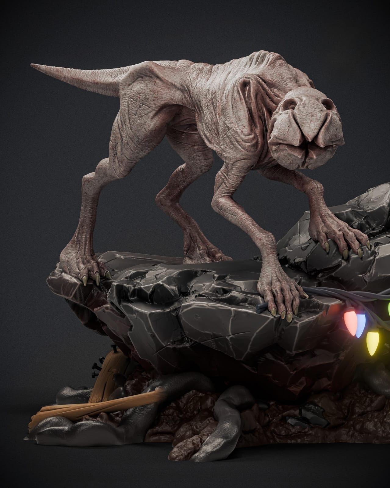 Demogorgon & Democão Diorama Sombrio | Miravi