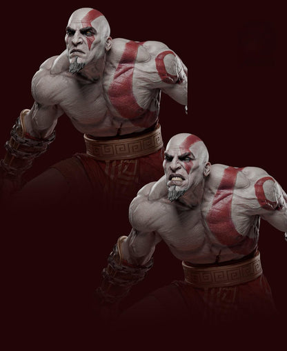 Kratos God of War Clássico Diorama Premium | Miravi