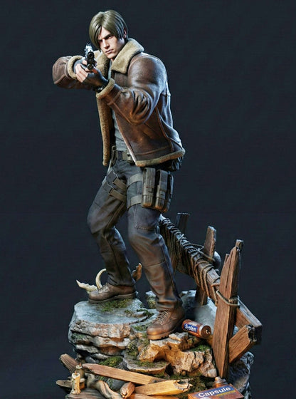 Leon S. Kennedy Diorama Resident Evil 4 Remake | Miravi