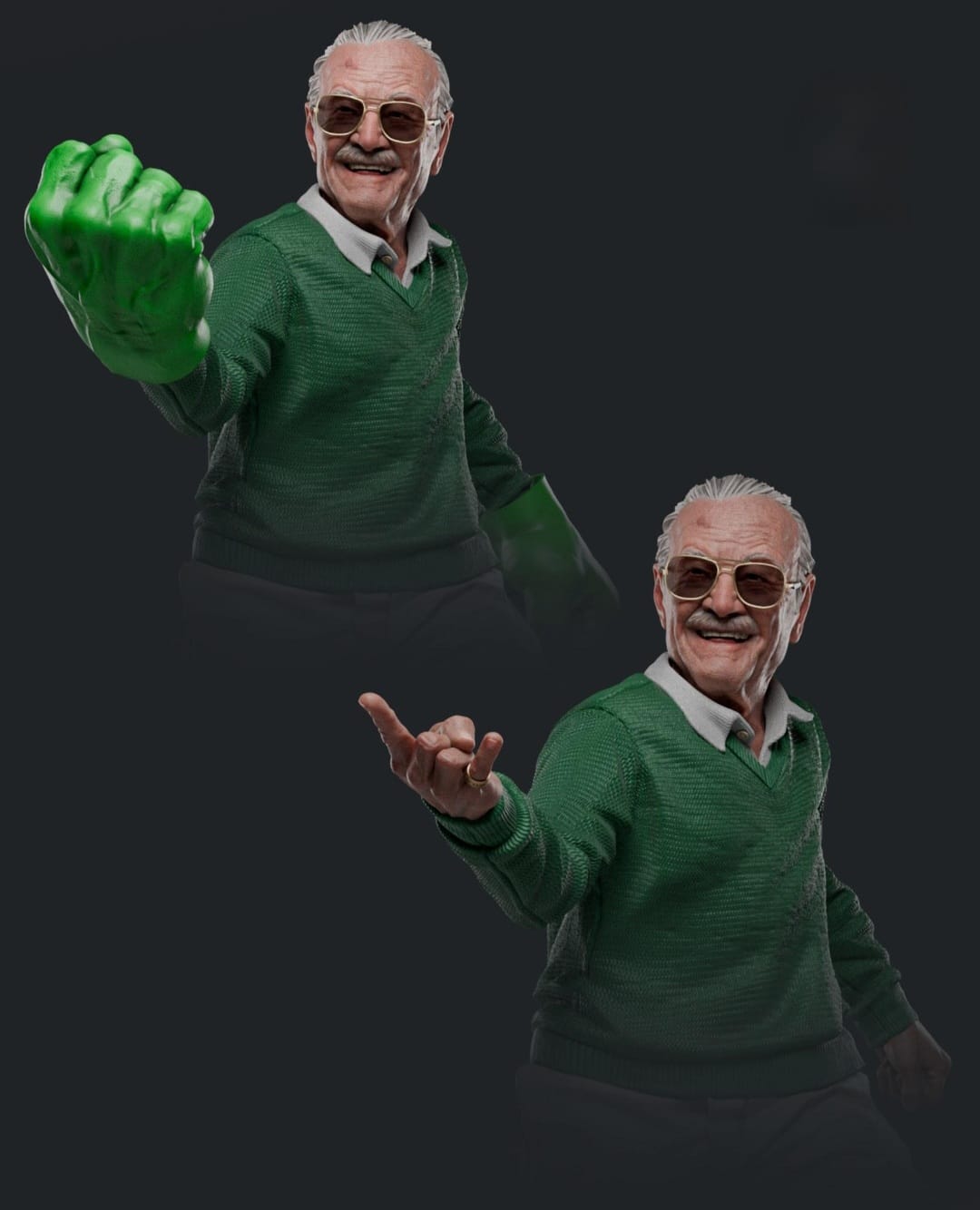 Stan Lee Diorama Homenagem Definitiva | Miravi
