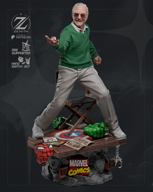 Stan Lee Diorama Homenagem Definitiva | Miravi