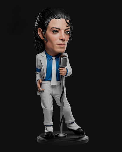Michael Jackson Chibi 12cm Resina Premium | Miravi