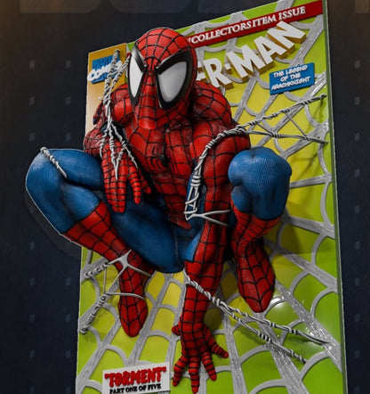 Quadros 3D Wolverine/Homem-Aranha/X-Men
