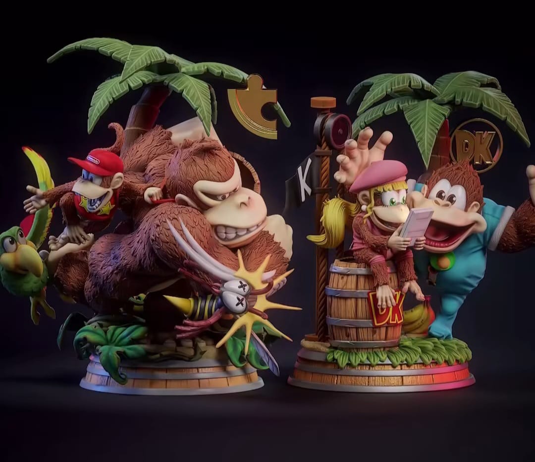 Donkey Kong Diorama Nostálgico 2 Volumes | Miravi