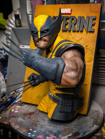 Quadros 3D Wolverine/Homem-Aranha/X-Men