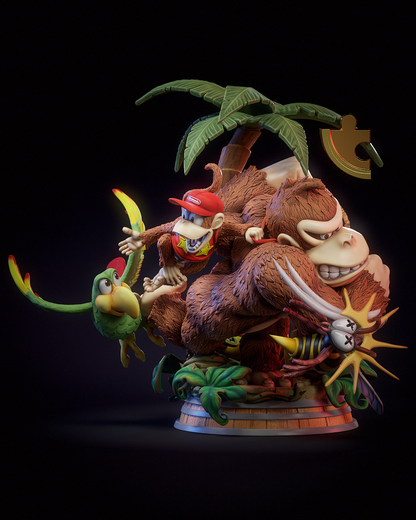 Donkey Kong Diorama Nostálgico 2 Volumes | Miravi