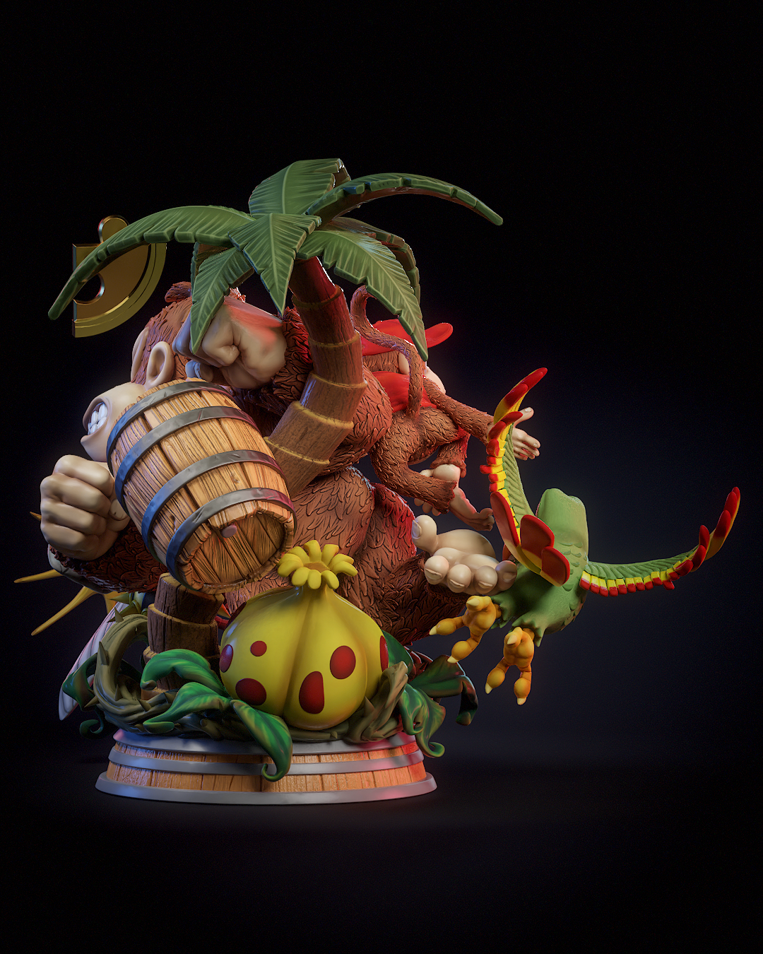 Donkey Kong Diorama Nostálgico 2 Volumes | Miravi