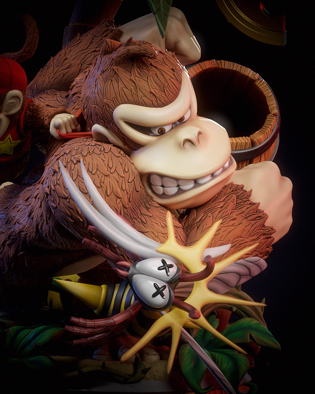 Donkey Kong Diorama Nostálgico 2 Volumes | Miravi
